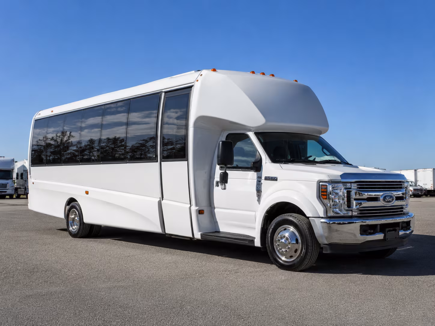 Raleigh Airport Shuttle & Transportation party bus exterior