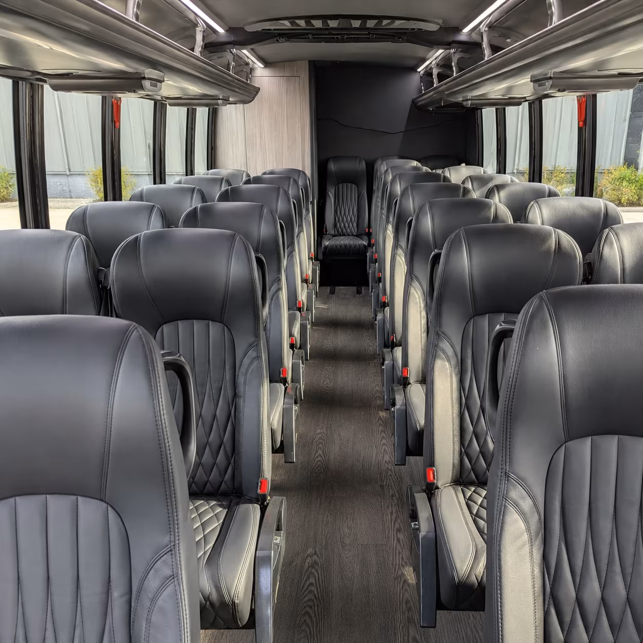 Raleigh Airport Shuttle & Transportation party bus exterior