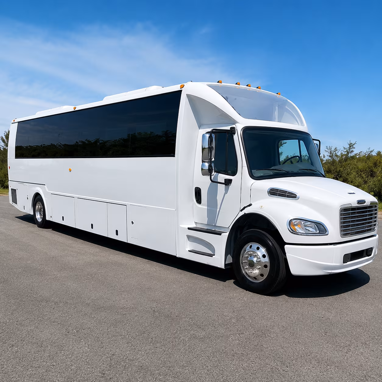 Raleigh Concert & Music Festival Transportation party bus exterior