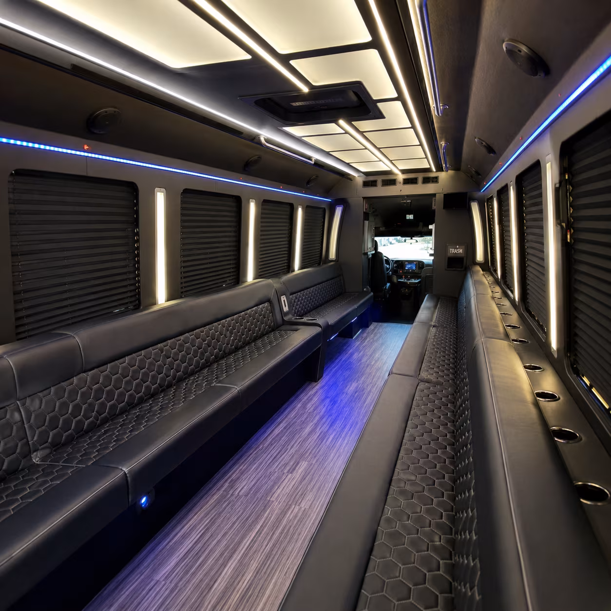 Raleigh Concert & Music Festival Transportation party bus exterior
