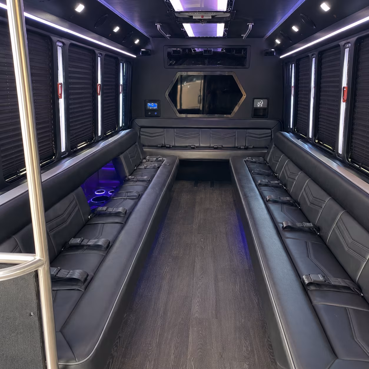 Raleigh Concert & Music Festival Transportation party bus exterior