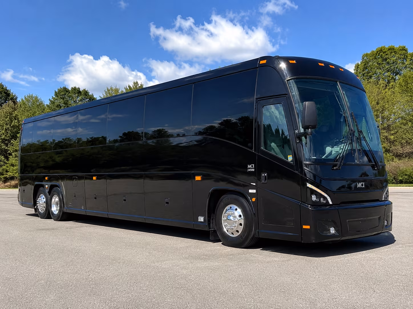 Raleigh Corporate Transportation party bus exterior