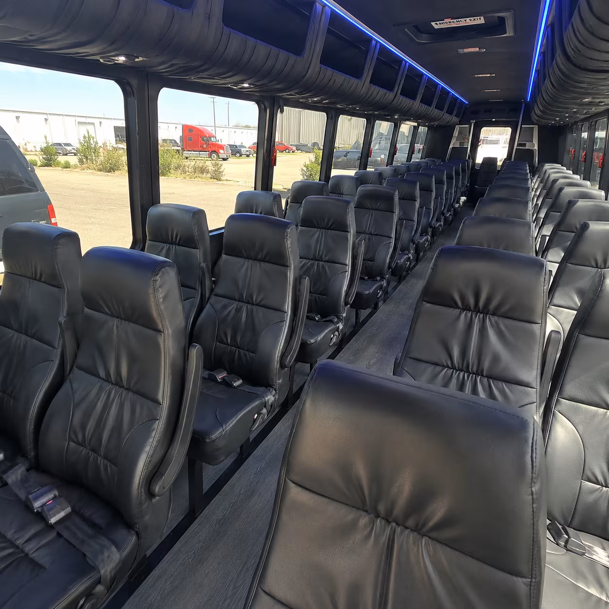 Raleigh Corporate Transportation party bus exterior