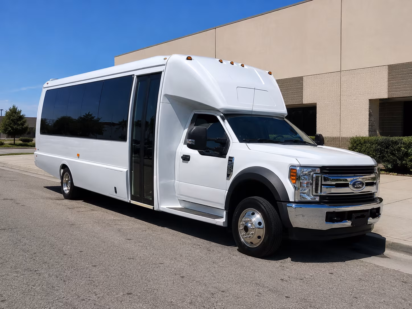 Raleigh Corporate Transportation party bus exterior