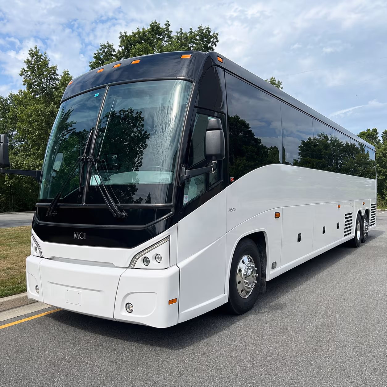 Raleigh Corporate Transportation party bus exterior