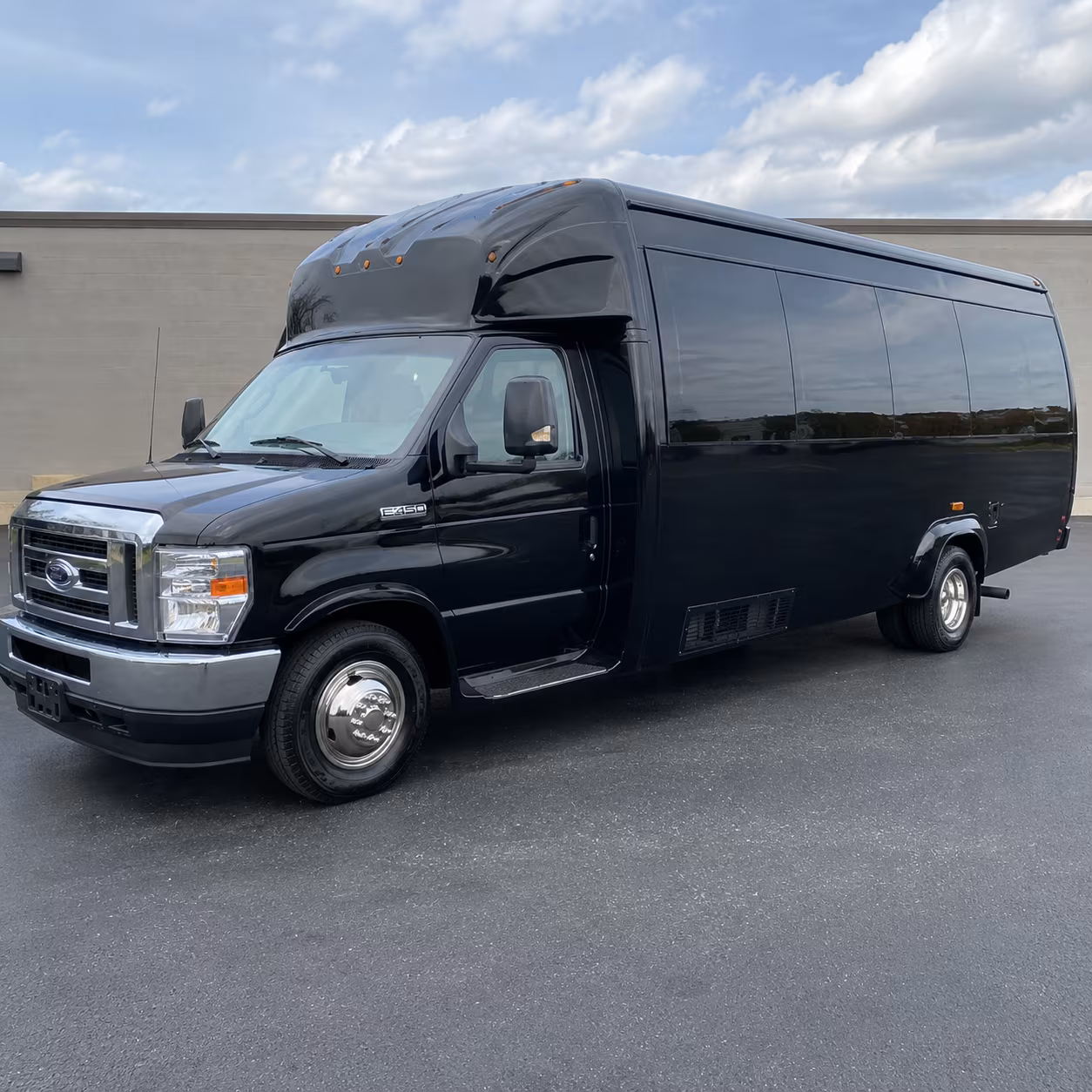 Raleigh Private Event Transportation party bus exterior