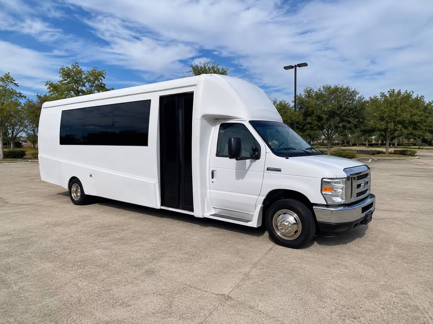 Raleigh Prom & Homecoming Transportation party bus exterior