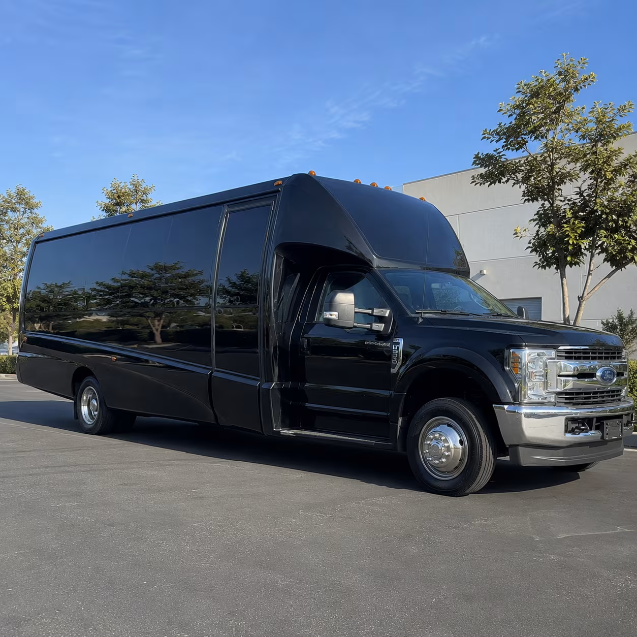 Raleigh Prom & Homecoming Transportation party bus exterior