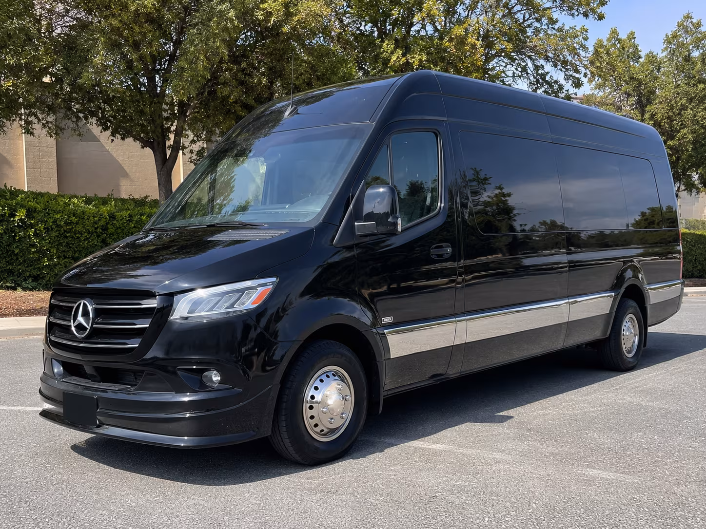 Raleigh School Event Transportation party bus exterior