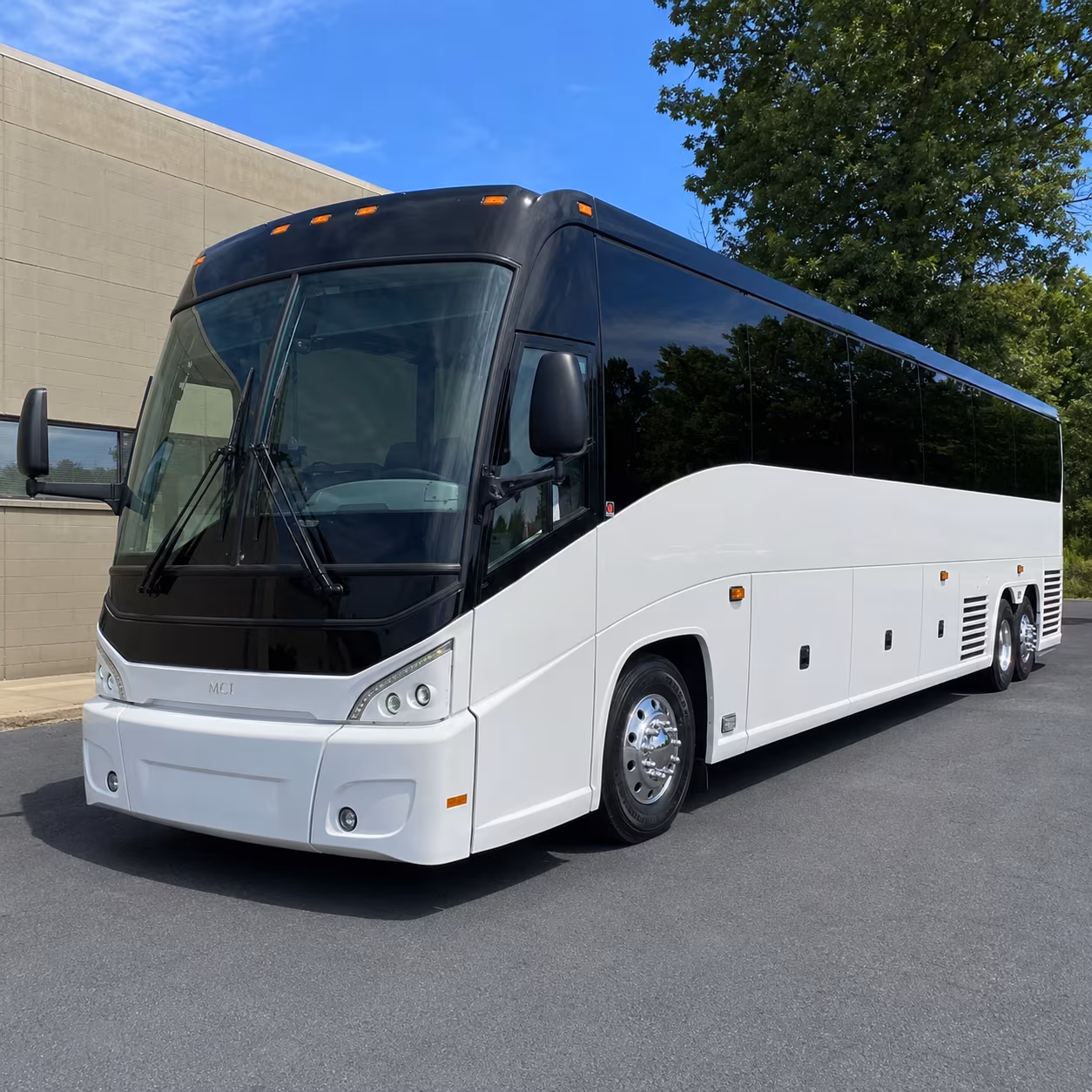 Raleigh School Event Transportation party bus exterior