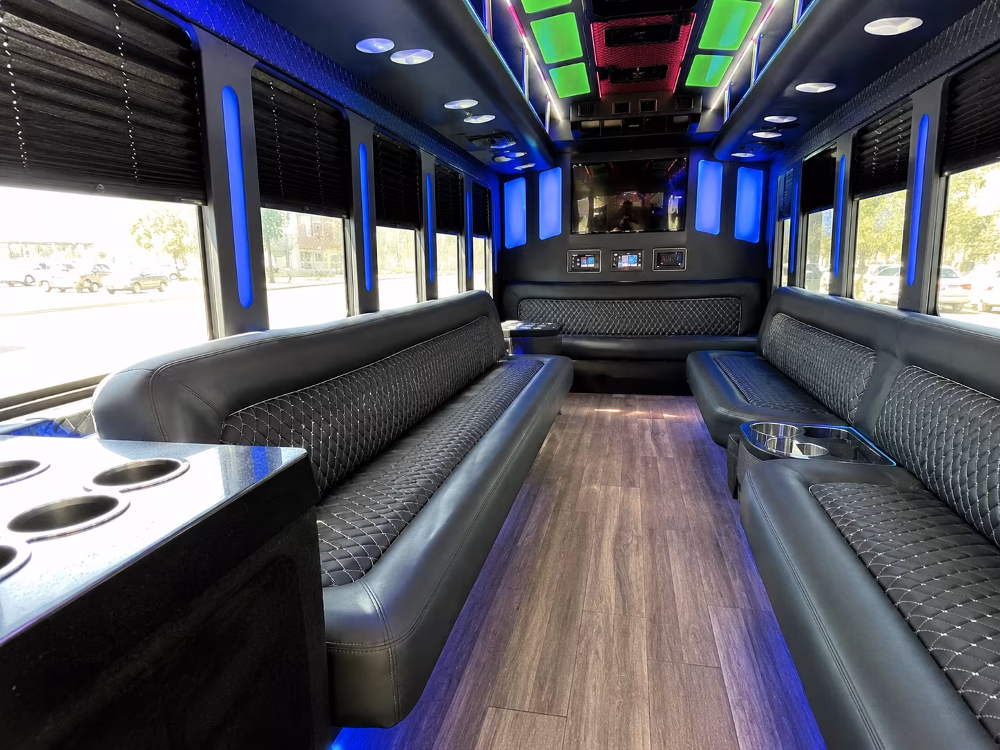 Raleigh Winery Tour & Pub Crawl Transportation party bus exterior